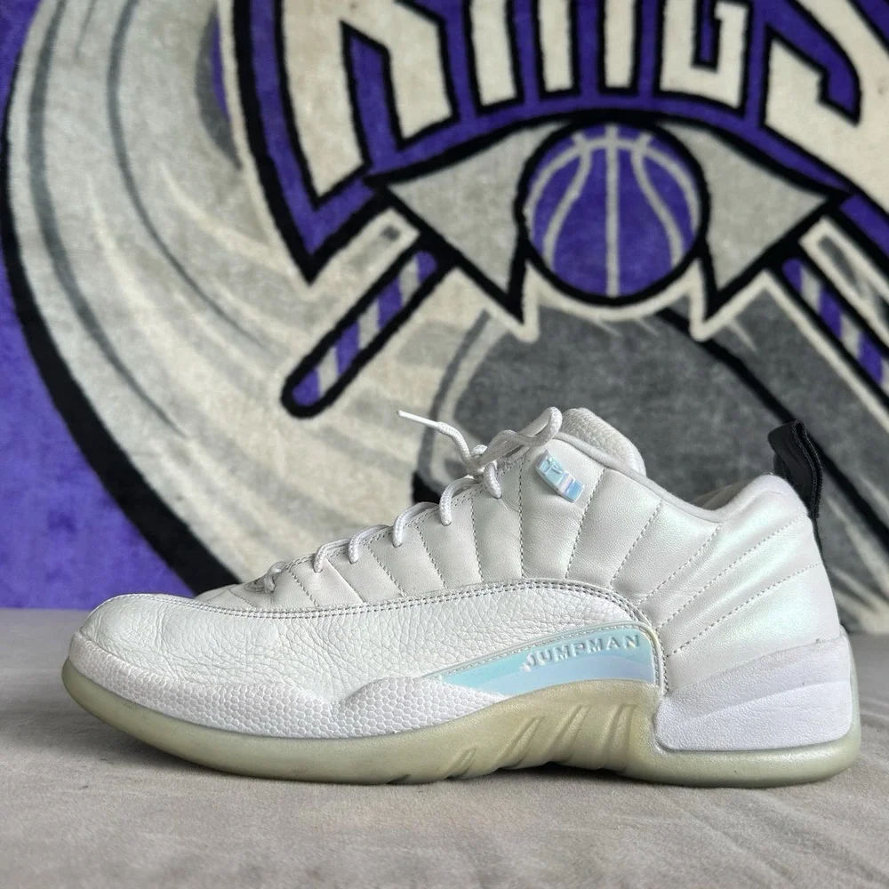 Size 13 - Nike Air Jordan 12 Low Retro Easter DB0733-190 White/Blue